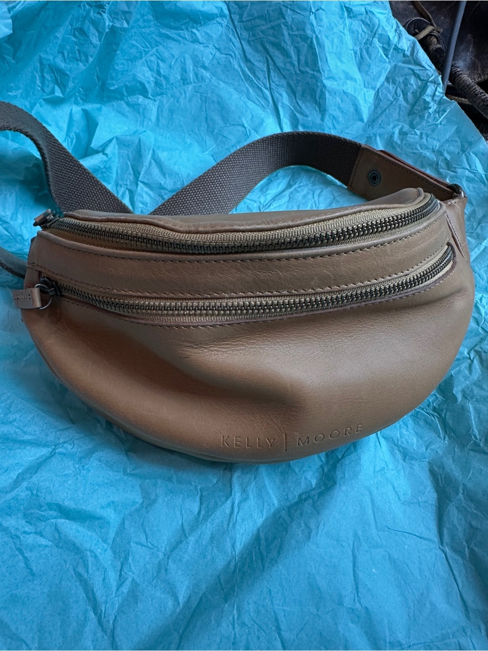 Kelly Moore Bum Bag in Camel Color